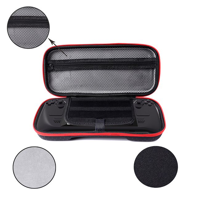 All-in-one Steam Deck Console Shell Case with High Quality EVA+PU Material Durable and Portable