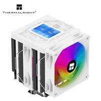 Thermalright Peerless Assassin 120 Vision ARGB White air Cooler Digital Para Cpu 1850RPM Cooler Fan with Screen Pc for LGA1851