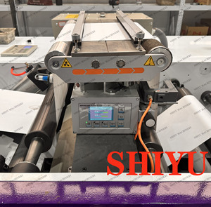 Tam Servo motorlar 350 450 dar Web 6 8 renk UV etiket yatay xosografik xo so yazıcı baskı makinesi - Product Image 3