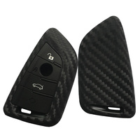 Nouveaux accessoires pour Nissan Toyota, étui pour clé, BMW, pour voitures, protection de clé sans clé, coque de clé de voiture en silicone, fibre de carbone