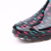 Nouvelles bottes brillantes imprimées pour femme, bottes de chasse imperméables de haute qualité, bottes de pluie pour femme
