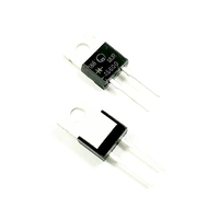 Diode redresseuse semi-conductrice discrète Onsemi 2 broches TO-220AC MUR1560G 600V 15A à montage traversant