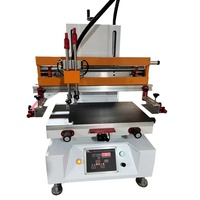 Machine d'impression sérigraphique semi-automatique économique de table avec table de travail sous vide pour l'impression sur tissu
