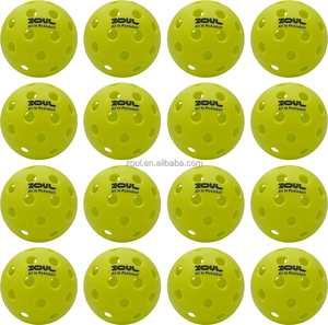 X-ACE PRO açık eğitim Pickleballs 6/12 adet yeşil plastik topları 40 delik özelleştirilebilir Logo ile yüksek kalite - Product Image 1