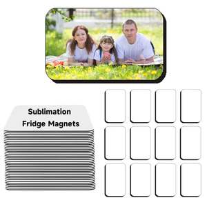 Entrega Rápida, Imán para Refrigerador de Sublimación de 40x75 mm, Blanco Brillante, para Decoración del Hogar - Product Image 1