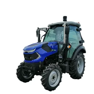 Farm equipment 50hp agricultural diesel wheeled orchards tractor for agricture 4x4 mini tractor with reversing camera