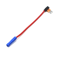 Adaptateur de fusible de voiture Micro2 à profil bas, mini et moyen, avec prise de câble pour caméra de tableau de bord et modification automobile