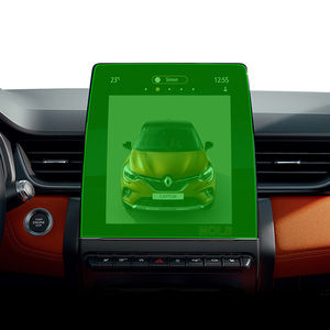 Protector de Pantalla de Vidrio Templado para la Pantalla de Navegación del Panel Central del <span class=keywords><strong>Renault</strong></span> <span class=keywords><strong>Captur</strong></span>, con Adsorción Automática - Product Image 1