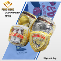 Prix d'usine FH NHL2025 pour collection de bagues de championnat sportives tendance en or entièrement pavées de diamants créés en laboratoire, cadeau