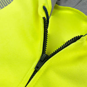 เสื้อฮู้ดมีซิปเต็มตัวสำหรับผู้ชายเสื้อวอร์มก่อสร้างเพื่อความปลอดภัยในฤดูหนาวเสื้อฮู้ดสะท้อนแสงสำหรับใส่ทำงานมองเห็นได้ชัดเจน - Product Image 6