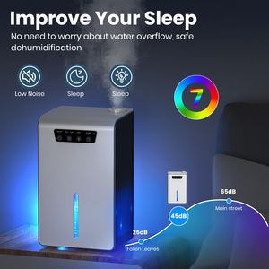 Aire acondicionado portátil, enfriador evaporativo Personal, ventilador silencioso, cristal de hielo, agua, escritorio para el hogar al aire libre - Product Image 3