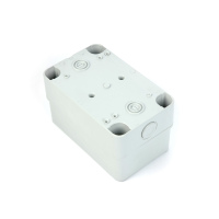 Boîte de distribution d'énergie basse tension étanche IP44 JOHNN TH Series ABS+PC, 4 prises, disjoncteur MCCB, gris transparent