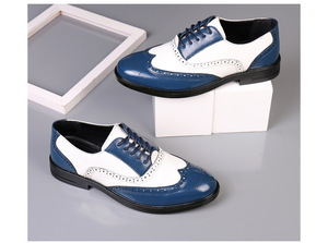 Formal Leather High Quality Luxury Mens Dress Shoes <strong>Brogue</strong> Shoes for Office Business - Product Image 4