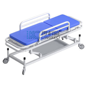 Медицинская кровать для экстренной транспортировки без магнитного перемещения, с регулировкой высоты и бесшумными роликами - Product Image 6