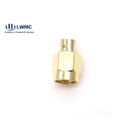 Conector de soldadura macho/hembra SMA de alto rendimiento para cable 141, conector coaxial RF (18 GHz)