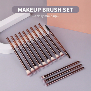 Usine <span class=keywords><strong>de</strong></span> beauté <span class=keywords><strong>de</strong></span> haute qualité 13 pièces propre <span class=keywords><strong>marque</strong></span> poudre ombre à paupières ensemble <span class=keywords><strong>de</strong></span> pinceaux <span class=keywords><strong>de</strong></span> <span class=keywords><strong>maquillage</strong></span> brun pur - Product Image 4