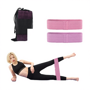 Ensemble de bandes d'exercice circulaires en tissu polyester imprimé personnalisé, antidérapant, élastique, pas cher, 20-40 LBS, bandes de résistance pour les hanches et les fessiers - Product Image 4