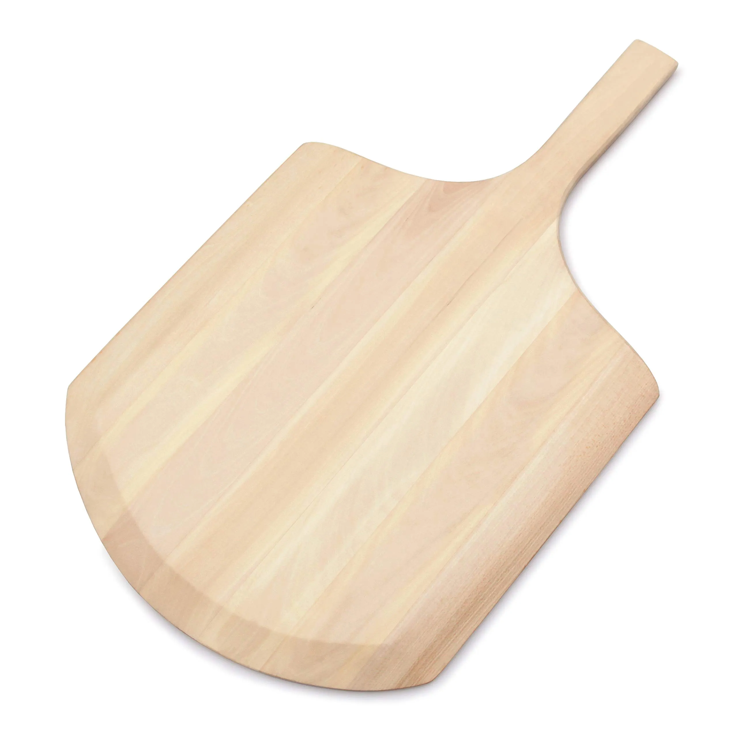 Wooden Pizza Peel Beech Wooden Pizza Paddle Spatula Oven Accessory for Baking Homemade Premium Pizza Board with Handle