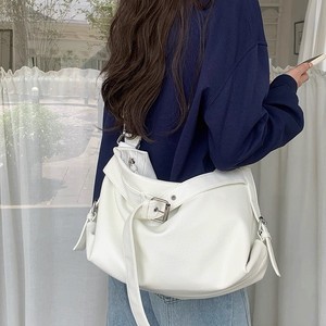 Black Horizontal <b>Square</b> Shoulder Bag With Zipper Closure Water Resistant Everyday Commuting Crossbody Tote - Product Image 5