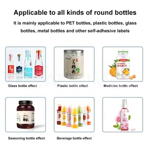 Étiqueteuse semi-<span class=keywords><strong>automatique</strong></span> de bouteilles Étiqueteuse d'autocollants d'<span class=keywords><strong>occasion</strong></span> Petite étiqueteuse de bouteilles rondes de bureau - Product Image 4