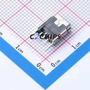 MINI5P 180°T USB Connector Through hole Component (THT) Connector Mini-B USB 2.0 Female Through Hole - Product Image 2