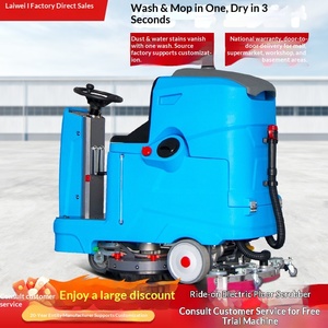 Floor Washing Machine Supermarket Washing Machine Driving Type Washing Truck Industrial Washing Machine Commercial Warehouse - Product Image 1