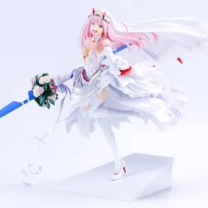 DARLING in the FRANXX Zero Two Wedding Figure Flower For My Darling 1/7 Scale Painted Figure Beautiful Girl Model Ornaments