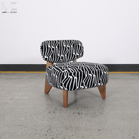 Fauteuil rembourré Wabi Wabi, fabrication sur mesure, fauteuil d'appoint de luxe, style moderne minimaliste, fauteuil de détente pour salon