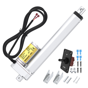 Actuador Lineal Eléctrico a Granel de 12V, Impermeable IP54, Carrera de 8 Pulgadas, 1000N, Certificado RoHS CE para Automatización Solar - Product Image 1