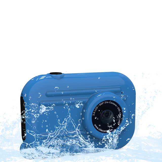 Kids Waterproof Digital Camera 2.0" IPS Screen Underwater Action Camera with HD Video 32GB Built-in Memory 75 Wide-Angle Lens