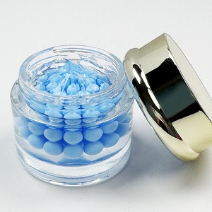 Krim Pemutih Kulit Butiran Biru Mencerahkan Menenangkan Semua Jenis Kulit Pelembab Wajah Gliserin <span class=keywords><strong>Glutathione</strong></span> 50ml Grosir OEM - Product Image 4