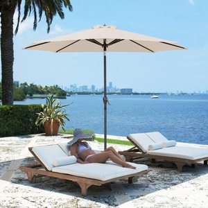 Vente en gros <span class=keywords><strong>de</strong></span> grand patio <span class=keywords><strong>de</strong></span> 9 pieds Parasols à baldaquin pour le <span class=keywords><strong>marché</strong></span> commercial <span class=keywords><strong>Parasol</strong></span> <span class=keywords><strong>de</strong></span> plage moderne pour l'extérieur - Product Image 1