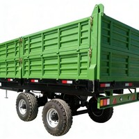 Remorque à benne basculante de haute qualité 7x14 personnalisable pour l'utilisation agricole et le transport de matériaux industriels