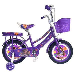 Vélo enfant MTBGO 16 pouces, 7 <span class=keywords><strong>ans</strong></span>, une vitesse, rose, <span class=keywords><strong>2</strong></span> roues, fourche en acier, mini vélo avec panier, vélo pour <span class=keywords><strong>fille</strong></span> - Product Image 6