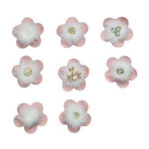 Aplique de Flores con Perlas Personalizadas, Brillantes, con Lentejuelas, Bordado a Mano en 3D, Decorativo, con Cuentas y Pedrería - Product Image 1