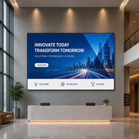 Écran LED d'intérieur P1.95, panneau haute fréquence de rafraîchissement, signalisation numérique, armoire 500x500mm, installation fixe, mur d'affichage intérieur YLJ1.9