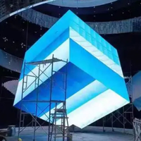 Innovativo Display LED a Cubo Magico P25 per Interni ad Alta Definizione con Cinque Lati