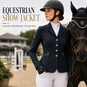 <b>Women's</b> Equestrian Show <b>Jacket</b> Competition Riding <b>Jacket</b> Horse Show Coat Performance Equestrian Apparel - Product Image 1