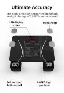 2026 디지털 체중계 스마트 체지방 측정기 OEM 체중 관리 Okok 앱 건강 측정 인체 체중계 가정용 체중계 - Product Image 6