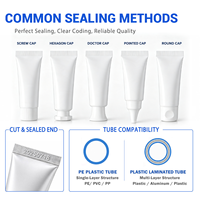 Machine automatique de remplissage et de scellage de tubes de dentifrice en plastique souple pour crème cosmétique