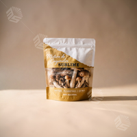 Pochette Ziplock Personnalisée Mate Brillante Imprimée UV, Résistante à l'Humidité, pour Emballage Alimentaire, Formats 125G, 250G, 500G, 1000G