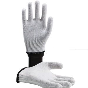 Guantes de protección de seguridad general Sitios de construcción Cuerda de punto de trabajo Guantes de algodón de punto para trabajar - Product Image 4