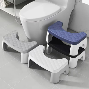 Wholesale Anti Thick <b>Stool</b> Pad Footstool Household <b>Bathroom</b> Adult Squatting Toilet Waterproof Ergonomic Foot - Product Image 5