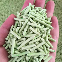 Litière pour chat en tofu à faible teneur en poussière, charbon actif, contrôle des odeurs, litière pour chat à base de plantes, emballage personnalisé