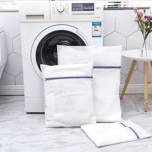 wholesale zipper style washing machine protect mesh laundry bag underwear sorting laundry bags