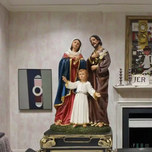Estatuas <span class=keywords><strong>de</strong></span> la Sagrada Familia <span class=keywords><strong>de</strong></span> Resina al por Mayor <span class=keywords><strong>de</strong></span> Fábrica, Recuerdos Cristianos para Decoración <span class=keywords><strong>del</strong></span> Hogar, <span class=keywords><strong>Nacimiento</strong></span> <span class=keywords><strong>de</strong></span> Jesús - Religión Católica - Product Image 3