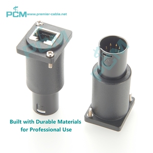 Montaje en chasis DMX, enchufe hembra RJ45 a XLR, convertidor <span class=keywords><strong>Ethernet</strong></span> macho de 5 pines para controlador DMX512, <span class=keywords><strong>amplificador</strong></span> de iluminación LED de escenario - Product Image 6