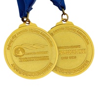 Fabrication de médailles personnalisées avec logo, ruban, or, argent, bronze, pour récompenses, cyclisme, basketball, médailles sportives en métal.