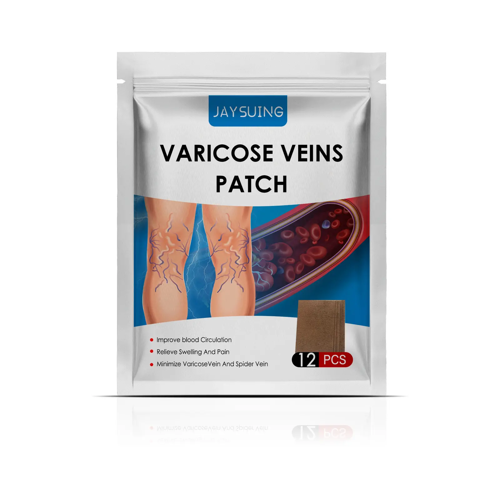 Patch médical OEM de haute qualité pour enlever les varicosités, autocollant de traitement des varices, pâte de soins de santé, patch pour varices