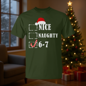 Sei sette 6-7 Meme bella maglietta grafica di natale cattivo - Product Image 3